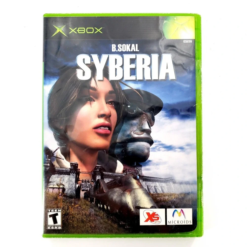 Syberia (Microsoft Xbox, 2003) Missing Cellophane New Factory Sticker Seal